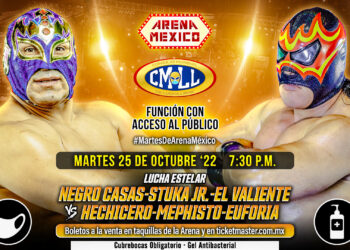Resultados CMLL Martes de Arena México 25 de octubre de 2022