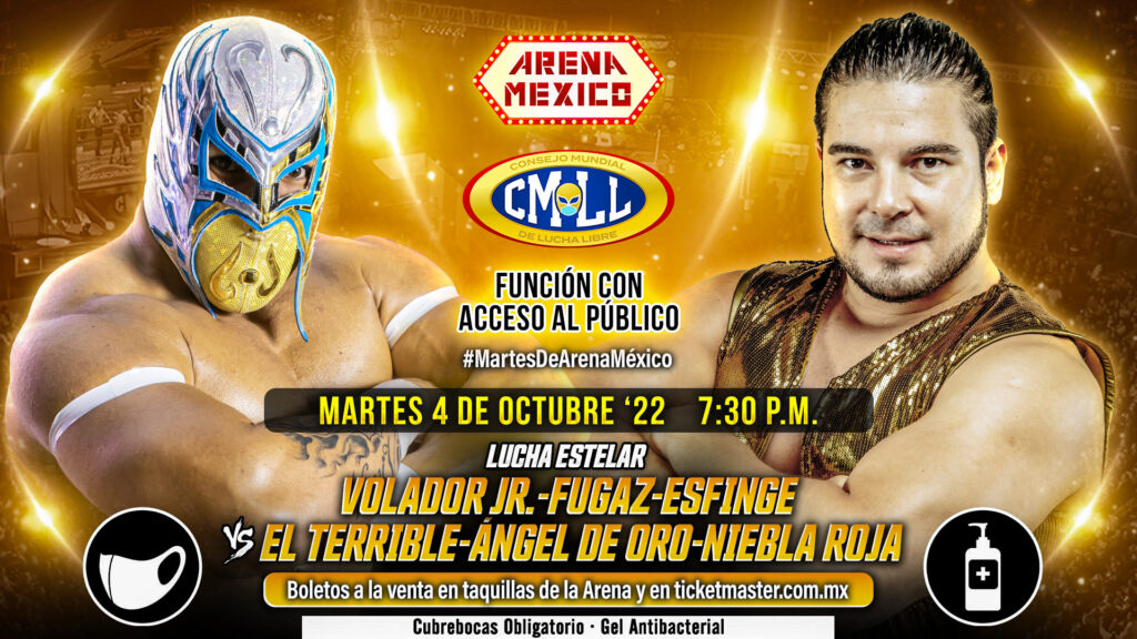 Resultados CMLL Martes de Arena México 4 de octubre de 2022