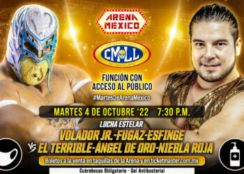 Resultados CMLL Martes de Arena México 4 de octubre de 2022