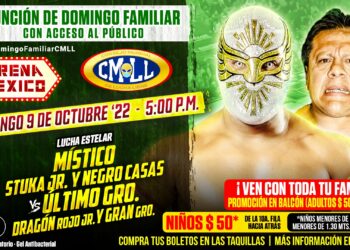 Resultados CMLL Domingo Familiar 9 de octubre de 2022