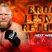 WWE anuncia el regreso de Brock Lesnar para el RAW del 31 de octubre WWE anuncia el regreso de Brock Lesnar para el RAW del 31 de octubre
