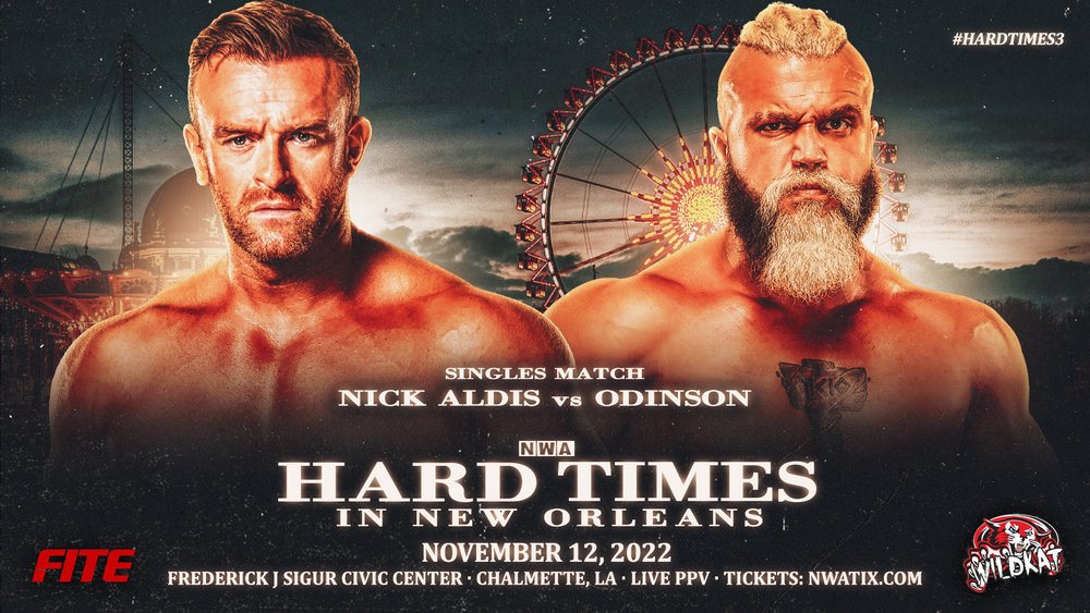 Nick Aldis vs. Odinson para NWA Hard Times 3