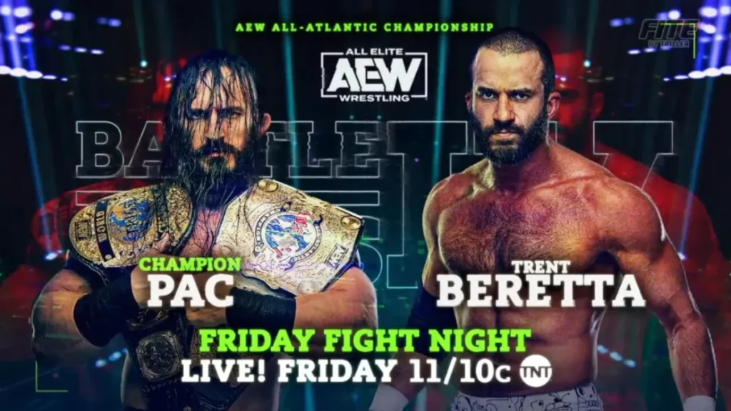 PAC defenderá el Campeonato All Atlantic ante Trent Beretta en AEW Battle of the Belts IV