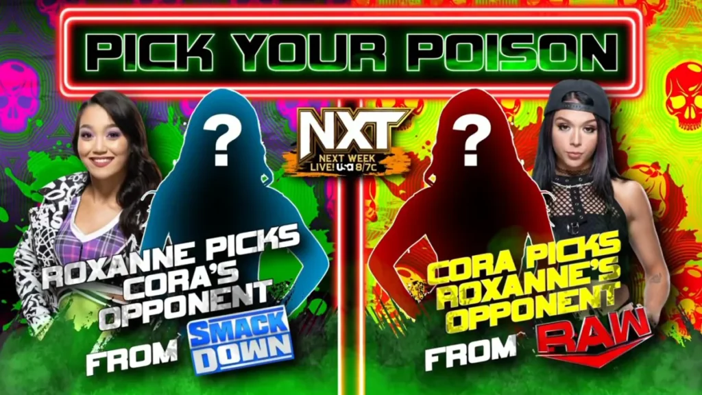 WWE anuncia cinco combates para el show de NXT del 18 de octubre
