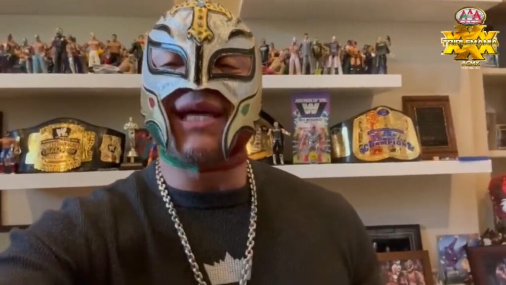 Rey Mysterio hace una aparición especial en AAA Triplemanía 30 Ciudad de México