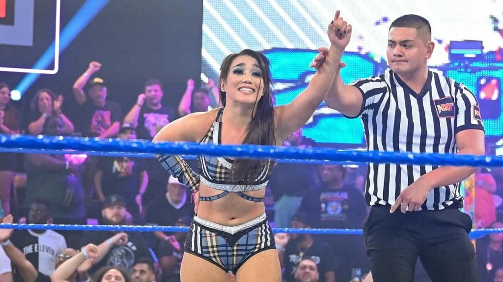 El trabajo de Roxanne Perez en SmackDown deja muy contenta a WWE