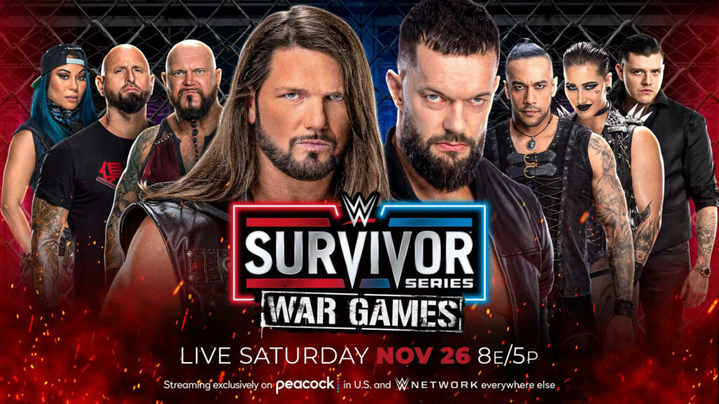 AJ Styles y Finn Bálor se enfrentarán en WWE Survivor Series WarGames 2022