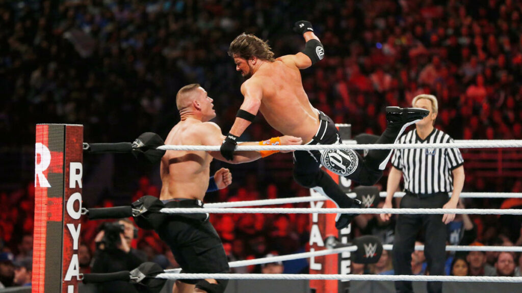 AJ Styles: "John Cena me sorprendió con lo bueno que era en el ring"