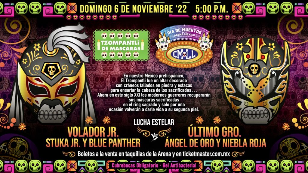 Resultados CMLL Domingo Familiar 6 de noviembre de 2022