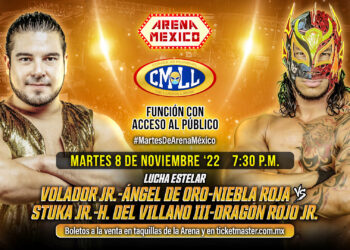 Resultados CMLL Martes de Arena México 8 de noviembre de 2022