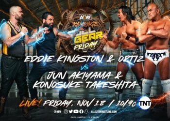 Cartelera AEW Rampage 18 de noviembre de 2022