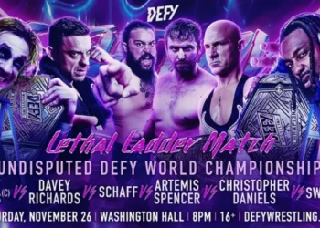 Cartelera DEFY Fightwave: Swerve Strickland, Christopher Daniels, Wheeler Yuta y más