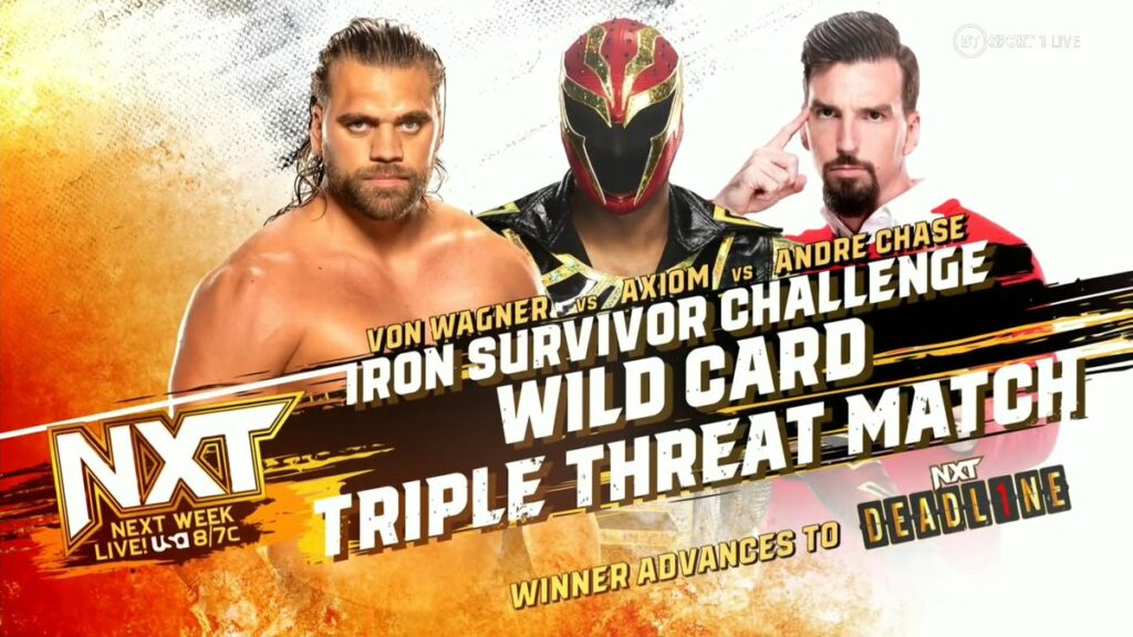 Cartelera WWE NXT 6 de diciembre de 2022