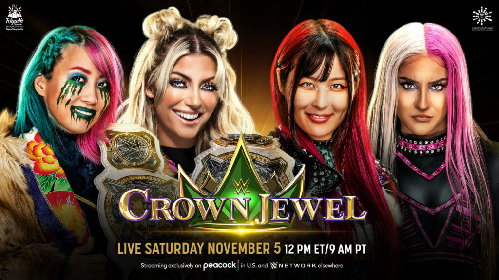 Asuka y Alexa Bliss defenderán los Campeonatos Femeninos por Parejas de WWE contra Damage CTRL en Crown Jewel 2022