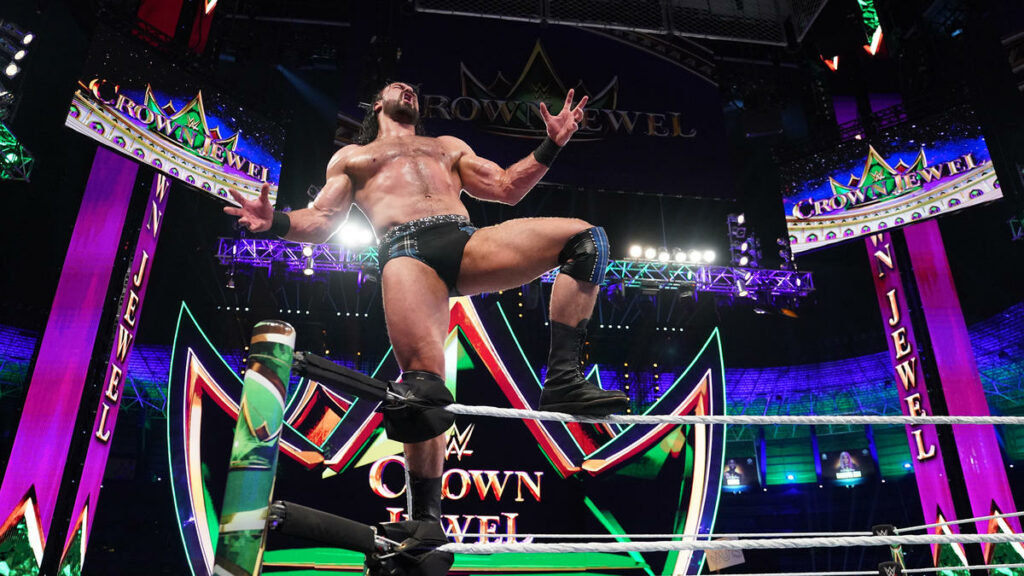 Drew McIntyre derrota a Karrion Kross en WWE Crown Jewel 2022