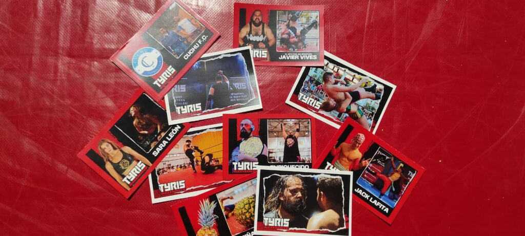 Tyris Wrestling lanza su colección oficial de cromos