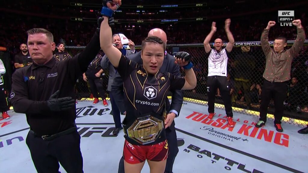 Zhang Weili se convierte en la nueva Campeona Femenina de Peso Paja de UFC