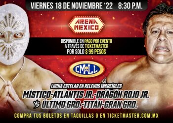 Resultados CMLL Viernes Espectacular 18 de noviembre de 2022