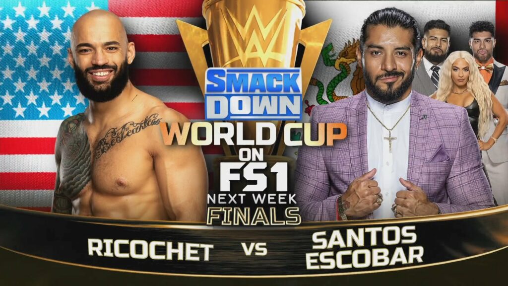 Ricochet y Santos Escobar disputarán la final de la Copa del Mundo de WWE