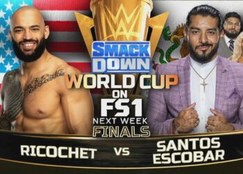 Ricochet y Santos Escobar disputarán la final de la Copa del Mundo de WWE