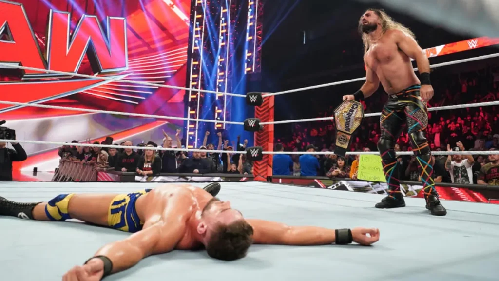 Seth Rollins retiene el Campeonato de Estados Unidos y Austin Theory falla el canjeo