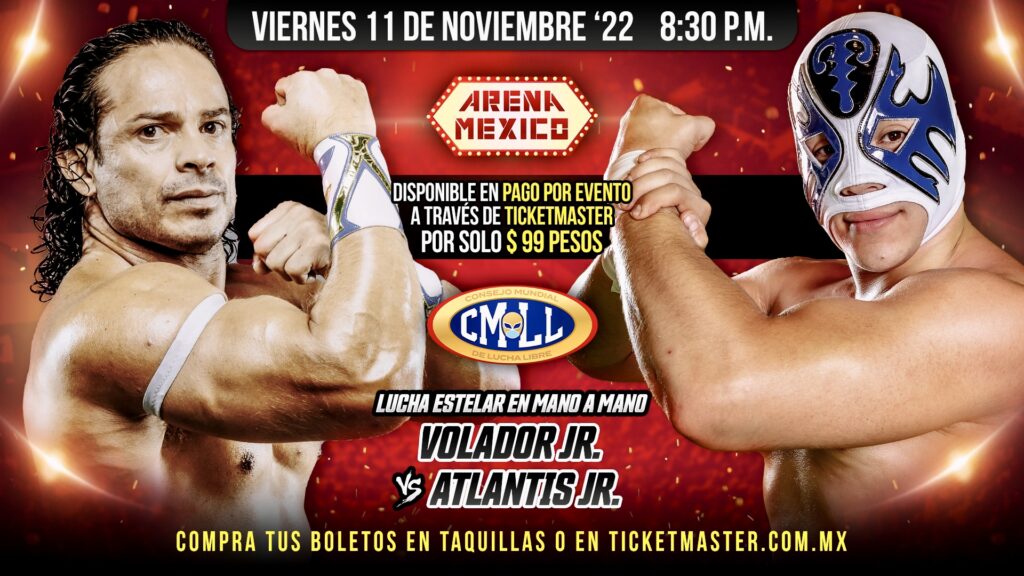 Resultados CMLL Viernes Espectacular 11 de noviembre de 2022