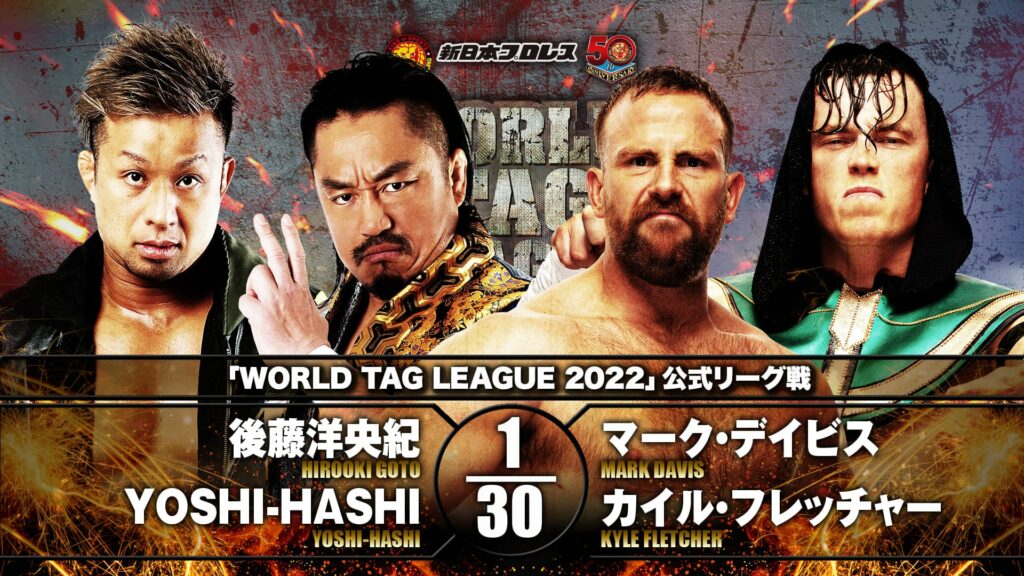 Resultados NJPW World Tag League 2022 (noche 2)