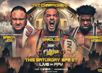 Wardlow defenderá el Campeonato de TNT ante Samoa Joe y Powerhouse Hobbs en AEW Full Gear 2022