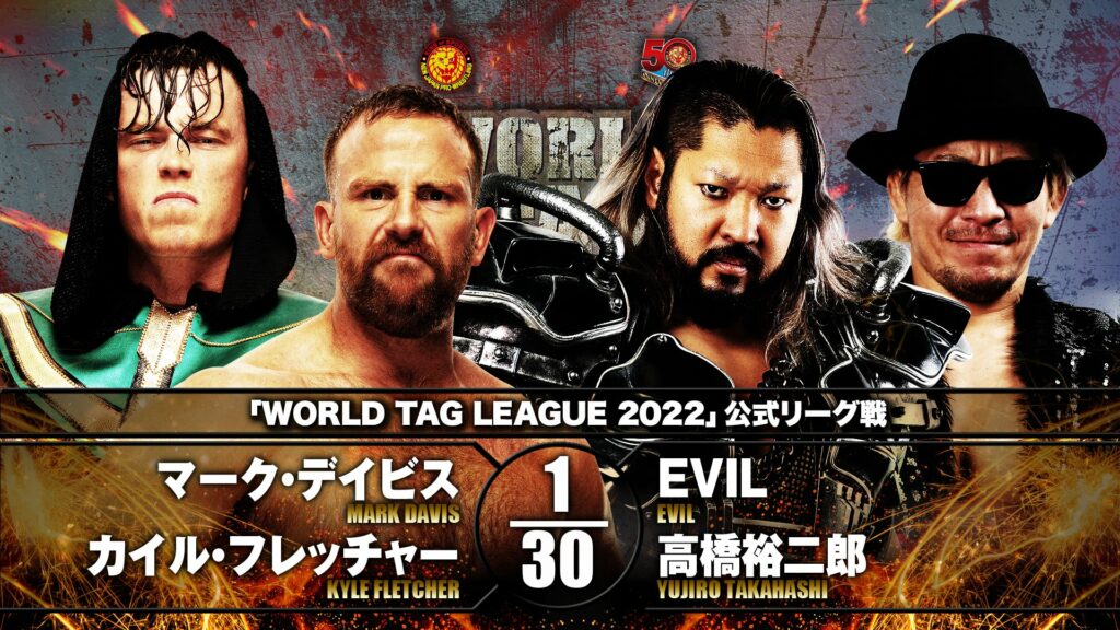 Resultados NJPW World Tag League 2022 (noche 4)