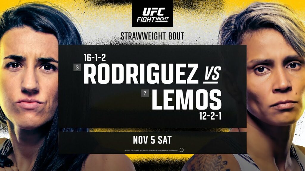 Cartelera UFC Vegas 64: Rodriguez vs. Lemos