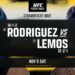 Cartelera UFC Vegas 64: Rodriguez vs. Lemos