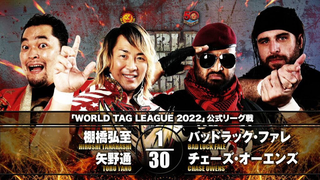 Resultados NJPW World Tag League 2022 (noche 3)