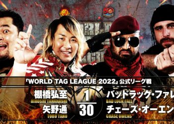 Resultados NJPW World Tag League 2022 (noche 3)