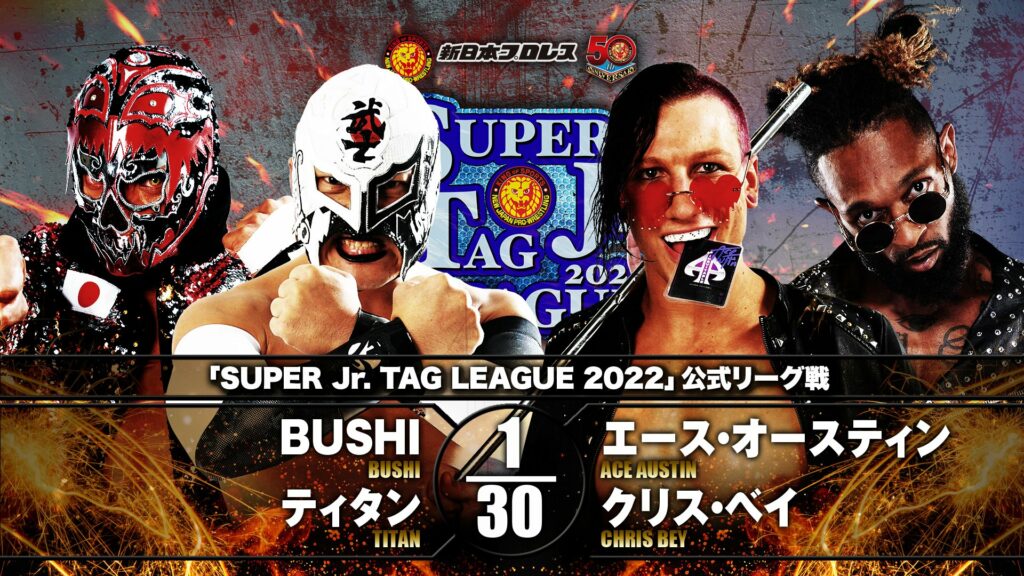 Resultados NJPW Super Jr. Tag League 2022 (noche 1)