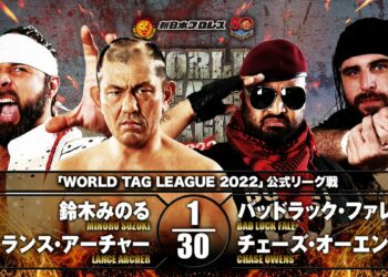 Resultados NJPW World Tag League 2022 (noche 1)