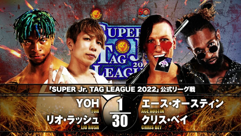 Resultados NJPW Super Jr. Tag League 2022 (noche 5)