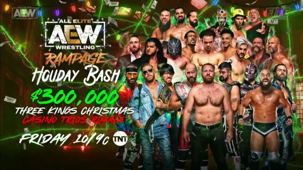 Cartelera AEW Rampage Holiday Bash 23 de diciembre de 2022