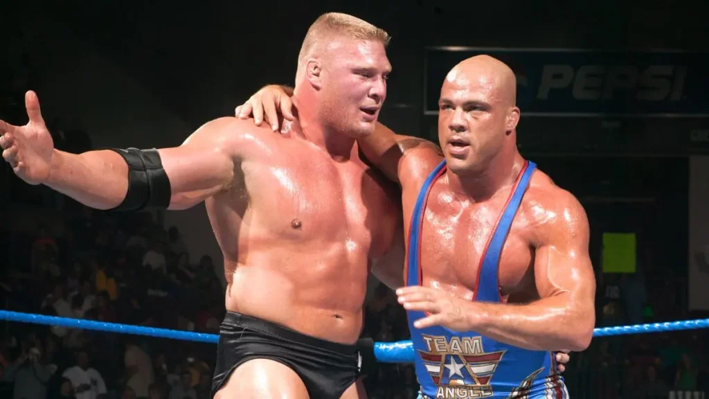 Kurt Angle sobre Brock Lesnar: "es el mejor luchador que he visto"