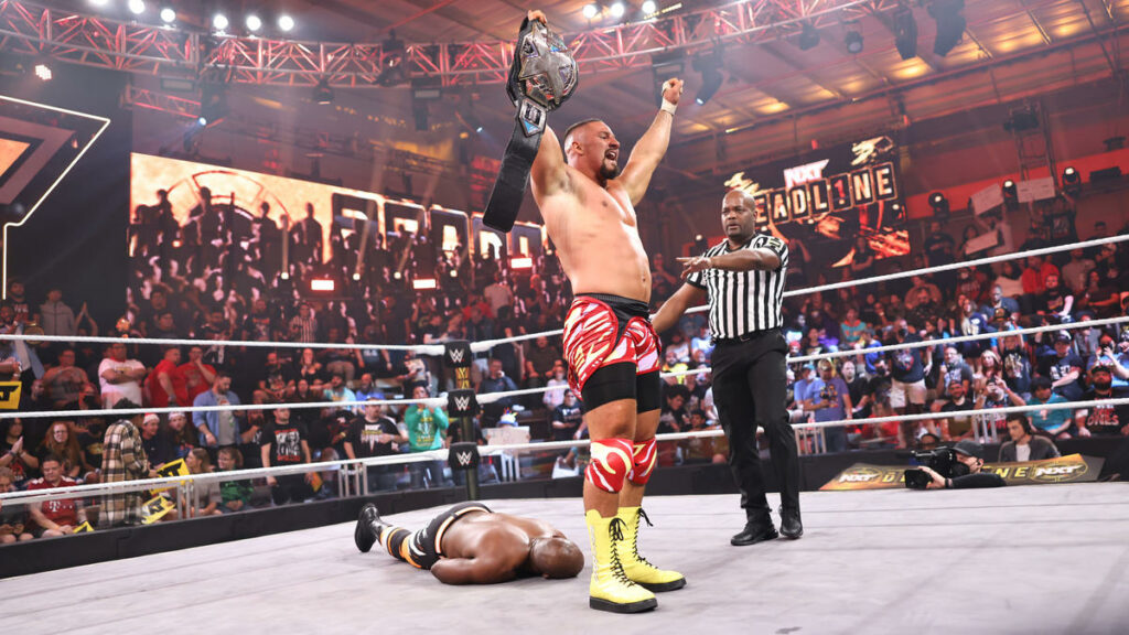 Bron Breakker vence a Apollo Crews para retener el Campeonato de NXT en Deadline