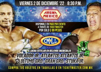 Resultados CMLL Viernes Espectacular 2 de diciembre de 2022