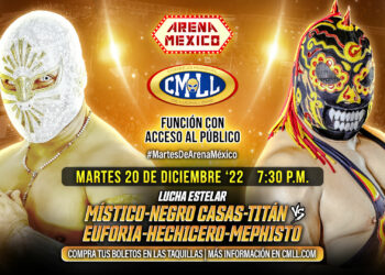 Resultados CMLL Martes de Arena México 20 de diciembre de 2022