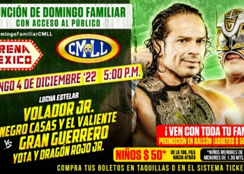 Resultados CMLL Domingo Familiar 4 de diciembre de 2022