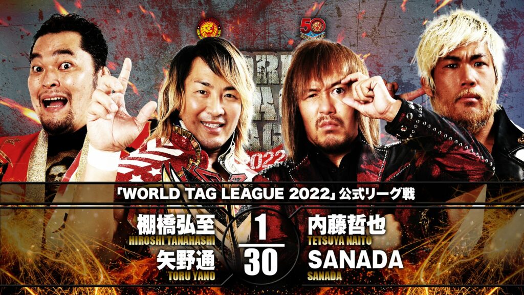 Resultados NJPW World Tag League 2022 (noche 6)