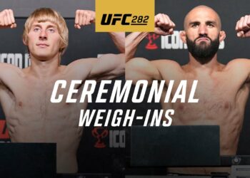 Ceremonia de pesaje UFC 282: Blachowicz vs. Ankalaev