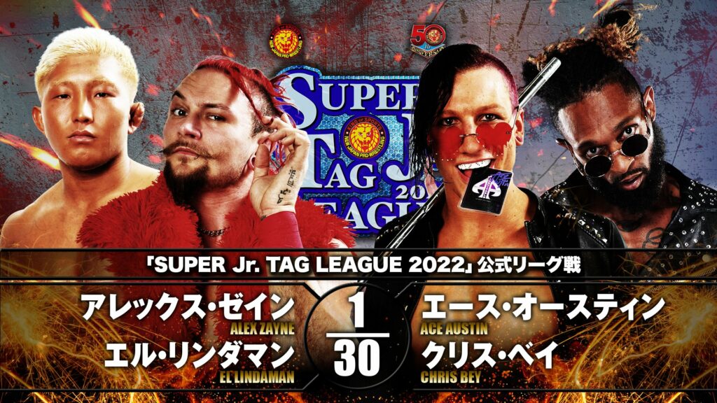 Resultados NJPW Super Jr. Tag League 2022 (noche 8)