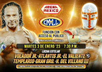 Resultados CMLL Martes de Arena México 3 de enero de 2023