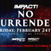 Cartelera IMPACT No Surrender 2023 actualizada Cartelera IMPACT No Surrender 2023 actualizada