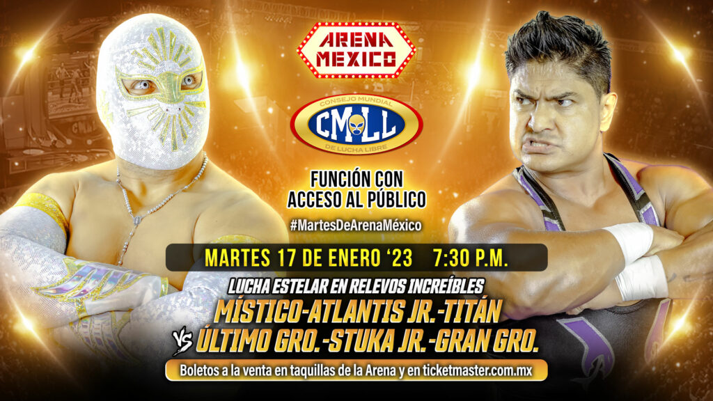 Resultados CMLL Martes de Arena México 17 de enero de 2023
