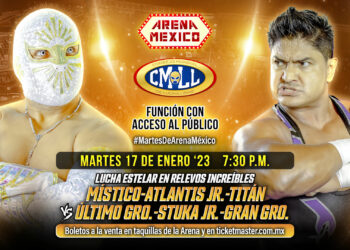 Resultados CMLL Martes de Arena México 17 de enero de 2023
