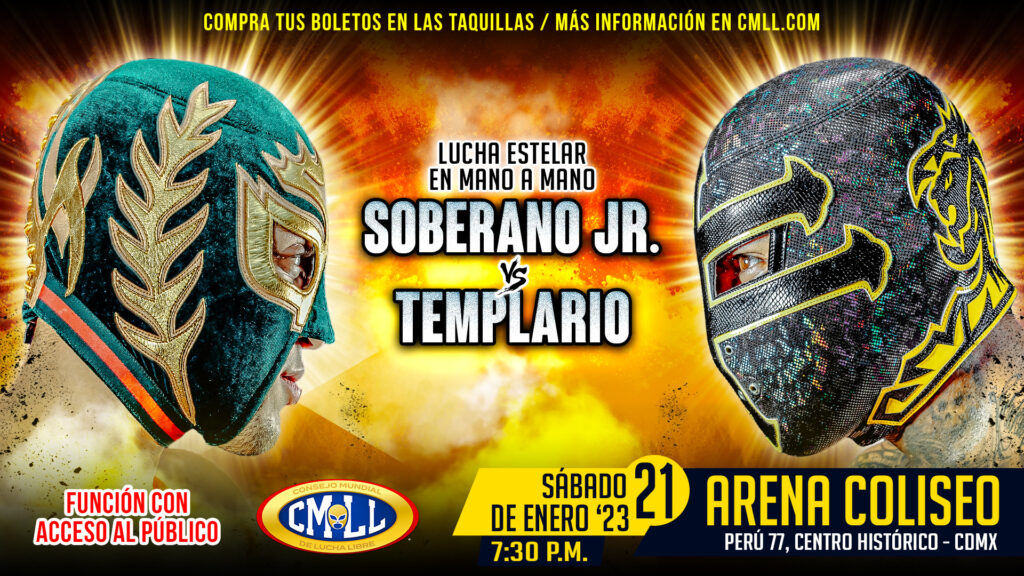 Resultados CMLL Sábado de Coliseo 21 de enero de 2023